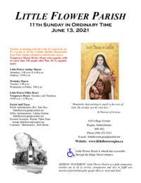 11th Sunday in Ordinary Time