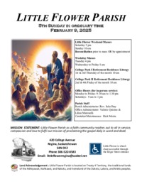 5th Sunday in Ordinary Time - C
