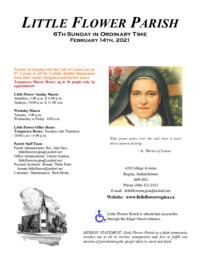 6th Sunday in Ordinary Time