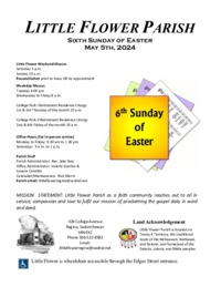 6th Sunday of Easter B (2024)