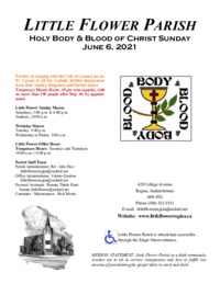 Holy Body & Blood of Christ