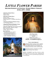 Divine Mercy Sunday
