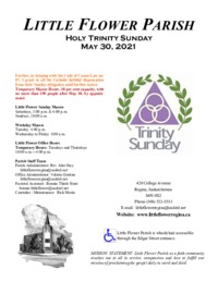Solemnity of the Holy Trinity